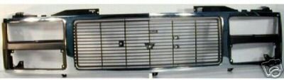 Chrome Grille Grill 88-93 Gmc Sierra Pickup Truck 1992-1993 Suburban Yukon 88 89 90 91 92 93 1988 1989 1990 1991 1992 1993 Pickups Trucks Composite Type Headlights Headlamps