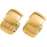14K Yellow Gold Hinged Earring