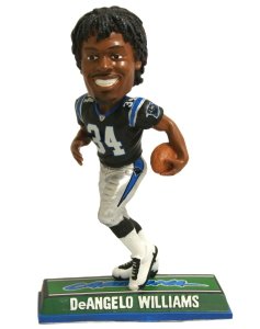 Carolina Panthers DeAngelo Williams Forever Collectibles End Zone Edition Bobble Head