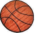 Buy Low Price Cozy Fun Time Shape High Pile Basketball 39RD Play Time Nylon Area Rug FTS-004 39RD FTS-004 39RD