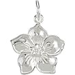 Sterling Silver Forget Me Not Charm