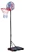 Hudora Basketballständer All Stars, schwarz,blau,rot, 71655