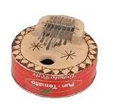 Produkt-Bild: Kalimba Auf Metalldose Dm 15 cm, H 5 cm Fair Trade