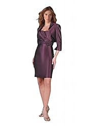 Taffeta Mother-of-the-Bride Dress 