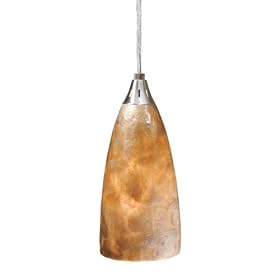 Milano - 1 Light Mini Pendant Lighting Fixture OR Track Light - Brushed Nickel - Tea Stain... by Vaxcel Lighting