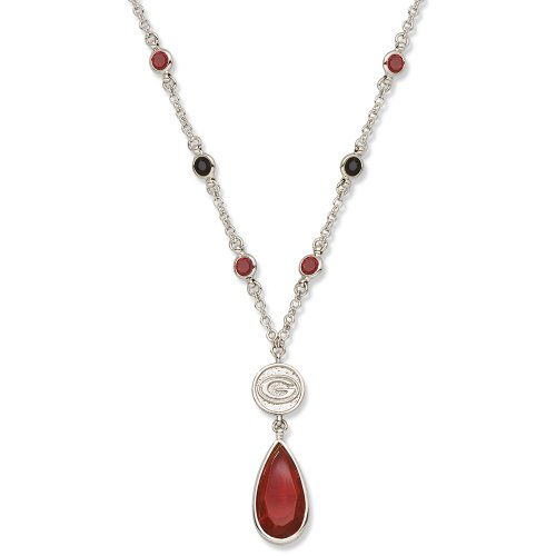 University of Georgia Crystal Logo Necklace