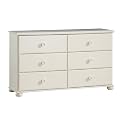 Sand Castle Double Dresser - Pure White