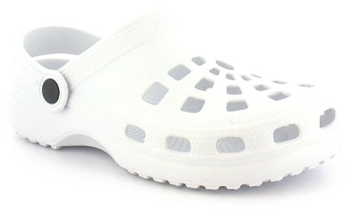 Womens White Summer Fashion Beach Sandals - White - UK 7