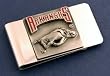 University of Arkansas Pewter Money Clip NCAA