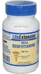 Mega Benefotiamine 250mg 120 vcaps by Life Extension