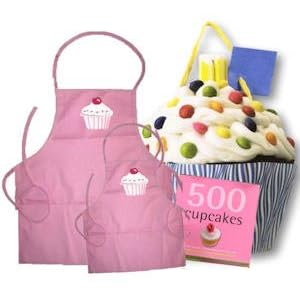 Buy Mother Daughter Matching Cupcake Cooking Apron Gift Set by Nikki Knits
