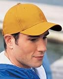 Harvard Square 6-Panel Brushed Twill Structured Cap. HS820