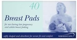 Robinsoncare 40 Breast Pads For Use During Late Pregnancy & Whilst Breast Feeding