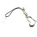 Gem HOLLOW HEART Cell Phone Charm