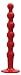 Tantus Silicone Anal Beads, Red