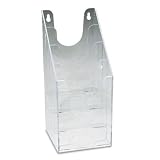 Rubbermaid 66044 Transparent acrylic four-tier brochure holder, 4-3/8 pocket width