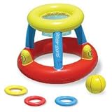 Water Basketbal with Ring Toss Game