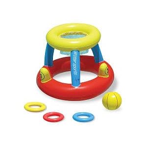 Click here to buy Water Basketball with Ring Toss Game.