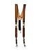 Nocona Belt Co. Men's Buffalo Nickel Leather Suspenders - N85120214