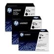 Q7551X (HP 51X) Toner, 13000 Page-Yield, Black