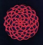 Hibiscus Hair Net Crocheted Hair Bun Cover- LARGE