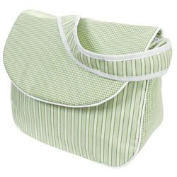 Hoohobbers Sherbert Celery Messenger Diaper Bag