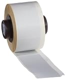 Brady PTL-22-428 TLS 2200 and TLS PC Link 3 Width x 1 Height, B-428 Metallized Polyester, Matte Finish Silver Label (100 per Roll)
