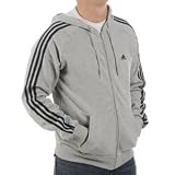 Adidas 3S FZ Hood Med Grey/Navy M (38-40)