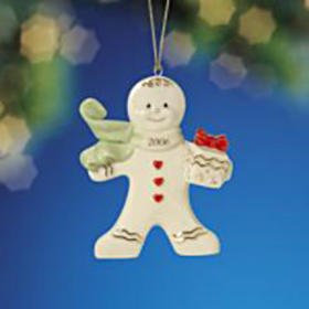 2006 Lenox the Gingerbread Gift Collectible Christmas Ornament