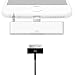 [Pack of 2] Lightning 8-Pin Male to 30-Pin Female Adapter Charger for iPhone 6S, 6, 5, 5S, SE, iPad Air (White)