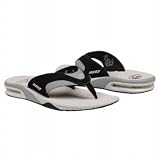 Reef Mens Fanning Thong Sandal,Grey/Black/Glow,12 M US