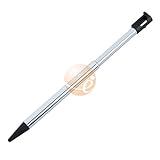 Metal w/ Black Cap Retractable Stylus for Nintendo 3DS