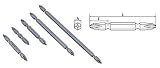 TOP トップ工業 DB2-150P 電動ドリル用ドライバビット (硬さH)(マグネット付) ドライバビット＋No2