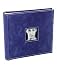 Malden International Rio Suede Collection Series, Bound Photo Album, Holds 200 4 x 6 Photos, 2 per Page, Color: Ocean Blue