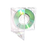 SuperMediaStore 8cm (3 inches) Slim Frost Clear Mini CD/DVD Jewel Cases 100 Pack