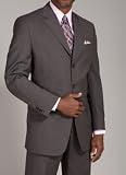 Michael Kors Medium Gray 3-Button Suit with Pleated Pant