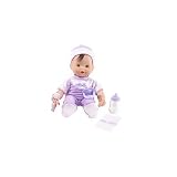 Little Mommy Real Loving Baby Cuddle & Coo Doll - White Velour/Lavender Outfit