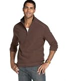 Nautica Big & Tall Long Sleeve Solid 1/2 Zip Shirt