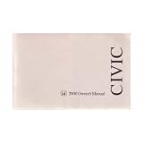 2000 HONDA CIVIC SEDAN Owners Manual User Guide by Honda