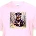 Rottweiler - Toddler Light-Pink-T-Shirt (3T)