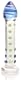 Don Wand Fat Head Glass Pleasure Wand, Nubby, Blue and Green