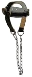 Cowhide Leather Head Harness Neck Builder Training weightlifting with Free Chain