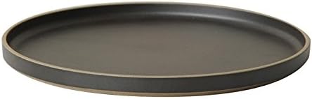 Hasami Porcelain Plate (Lid) Black 11.3/4 x 7/8 (HPB006)