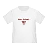 Personalized SuperNathaniel Nathaniel Superman Hero Baby Infant Toddler Kids Shirt - Birthday Collection