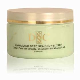 Deep Sea Cosmetics Energizing Dead Sea Body Butter - Cucumber Green Tea Scent