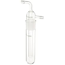 Chemglass CG-4515-04 Complete Serrated Hose Connection Vacuum Trap with 50/50 Joint, 54mm OD x 275mm Overall Length