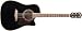 Oscar Schmidt by Washburn OG2CE Full Size Cutaway Acoustic Electric Guitar - Black