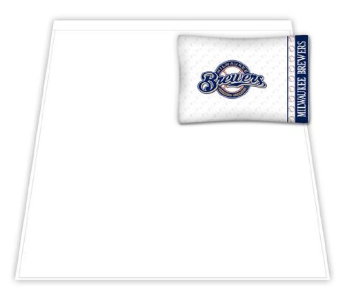 Milwaukee Brewers Microfiber Sheet Set Bedding