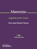 Liquide perle Amor Sheet Music