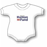 Support The Human Fund Baby Ultrasoft Onesie